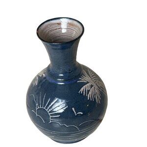 Lloyds Studio Painted Handmade Vase from Navy Jamaica Small Sku 2494